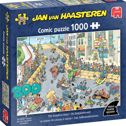 Jan van Haasteren Jan van Haasteren - De Zeepkistenrace Puzzel 1000 Stukjes