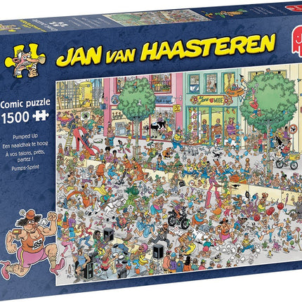 Jan van Haasteren Jan van Haasteren - Een Naaldhak te Hoog Puzzel 1500 Stukjes