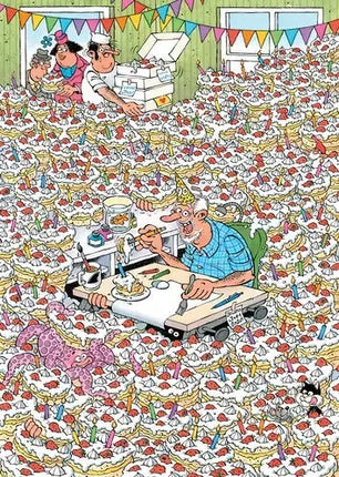 Jan van Haasteren Jan van Haasteren Expert 8 - Hoera, Jan 90 jaar Puzzel 500 Stukjes