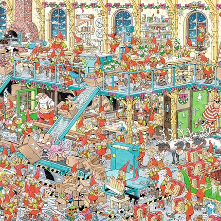 Jan van Haasteren Jan van Haasteren - Fijne Feestdagen Puzzel 2x 1000 Stukjes