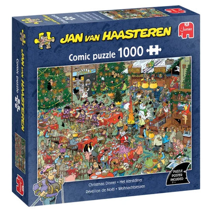 Jan van Haasteren Jan van Haasteren - Het Kerstdiner Puzzel 1000 Stukjes
