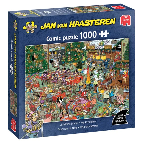 Jan van Haasteren Jan van Haasteren - Het Kerstdiner Puzzel 1000 Stukjes
