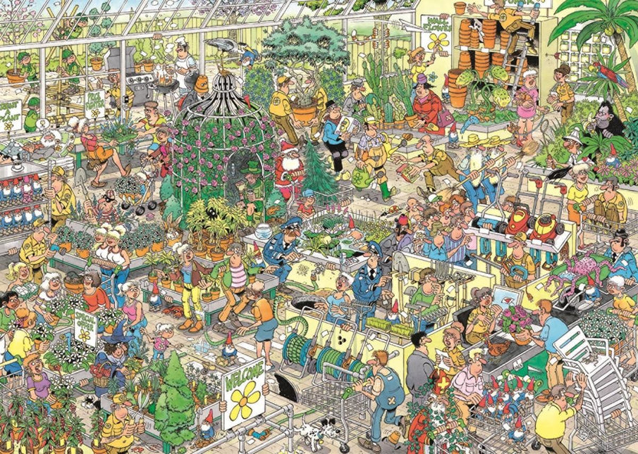 Jan van Haasteren Jan van Haasteren – Het Tuincentrum Puzzel 1000 Stukjes
