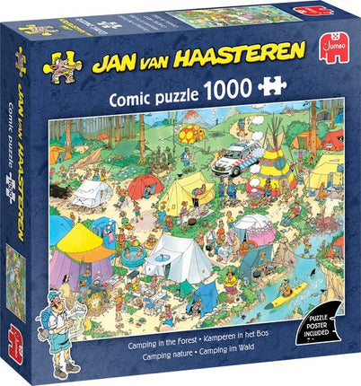 Jan van Haasteren Jan van Haasteren – Kamperen In Het Bos Puzzel 1000 Stukjes