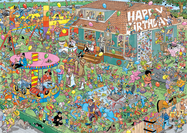 Jan van Haasteren Jan van Haasteren - Kinderfeestje Puzzel 1000 Stukjes