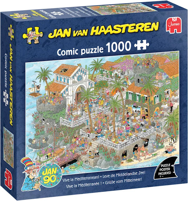 Jan van Haasteren Jan van Haasteren - Leve De Middellandse Zee Puzzel 1000 Stukjes