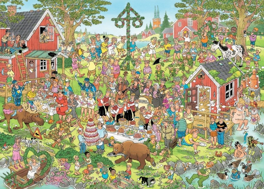 Jan van Haasteren Jan van Haasteren - Midzomerfeest Puzzel 1000 Stukjes