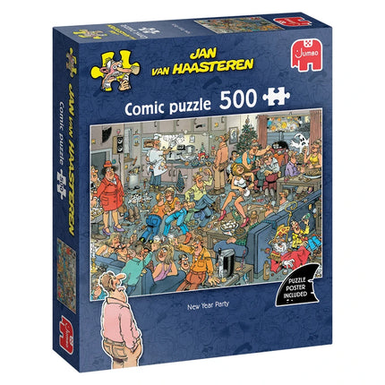 Jan van Haasteren Jan van Haasteren - New Year Party Puzzel 500 Stukjes