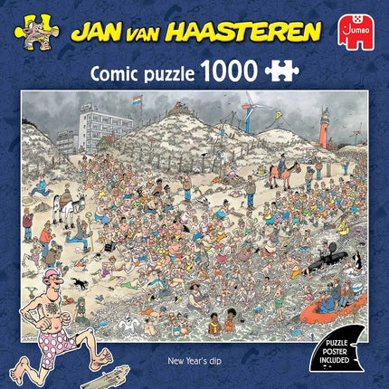 Jan van Haasteren Jan van Haasteren - New Years Dip Puzzel 1000 Stukjes