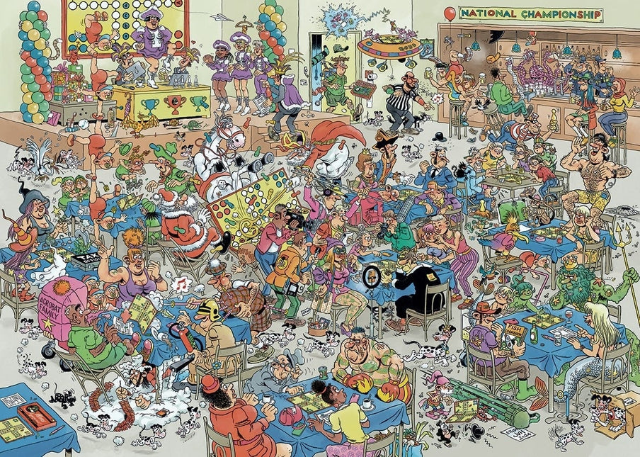 Jan van Haasteren Jan van Haasteren – NK Mens erger je Niet Puzzel 2000 Stukjes