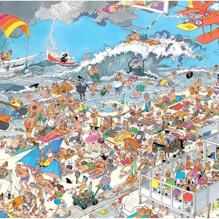 Jan van Haasteren Jan van Haasteren - Op het Strand Puzzel 1500 Stukjes