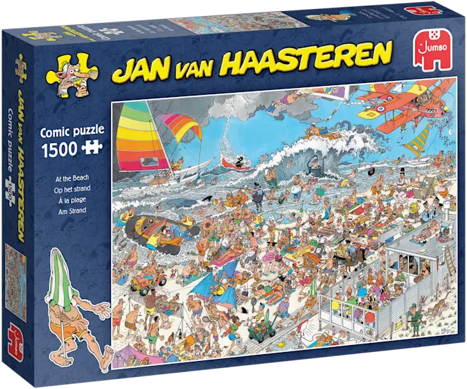 Jan van Haasteren Jan van Haasteren - Op het Strand Puzzel 1500 Stukjes