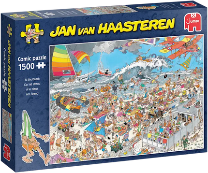 Jan van Haasteren Jan van Haasteren - Op het Strand Puzzel 1500 Stukjes