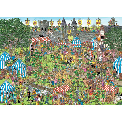 Jan van Haasteren Jan van Haasteren – Robin Hood Festival Puzzel 1500 Stukjes