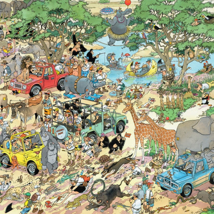 Jan van Haasteren Jan van Haasteren – Safari en Storm Puzzel 2x 1000 Stukjes