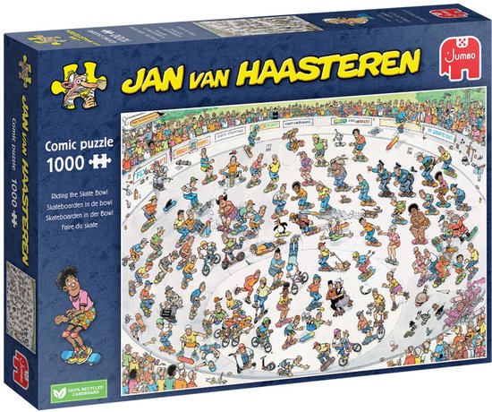 Jan van Haasteren Jan van Haasteren –  Skateboarden In De Bowl Puzzel 1000 Stukjes