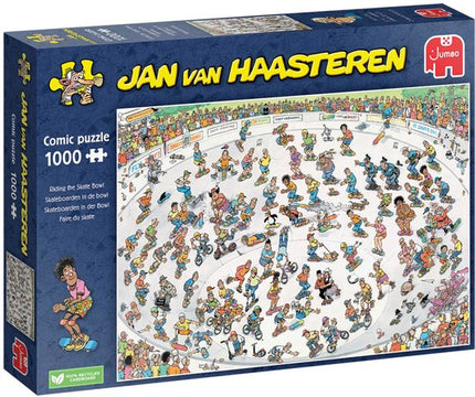 Jan van Haasteren Jan van Haasteren –  Skateboarden In De Bowl Puzzel 1000 Stukjes