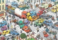 Jan van Haasteren Jan van Haasteren – Verkeerschaos Puzzel 3000 Stukjes
