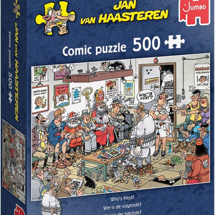 Jan van Haasteren Jan van Haasteren - Wie is de Volgende? Puzzel 500 Stukjes