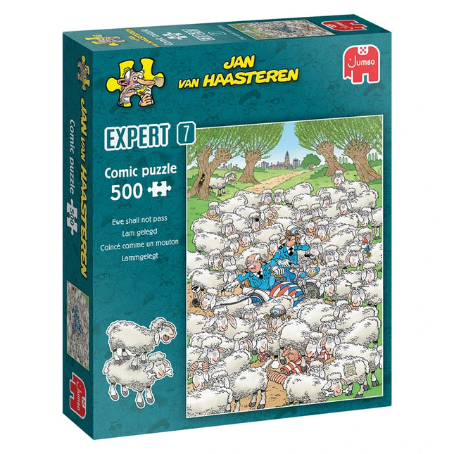 Jan van Haasteren Lam Gelegd - Jan van Haasteren Expert 7 Puzzel 500 Stukjes