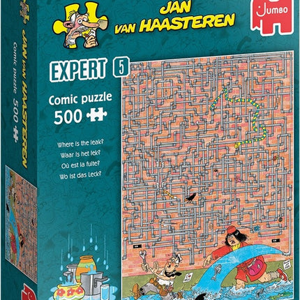 Jan van Haasteren Waar is het lek?! - Jan van Haasteren Expert 5 Puzzel 500 Stukjes