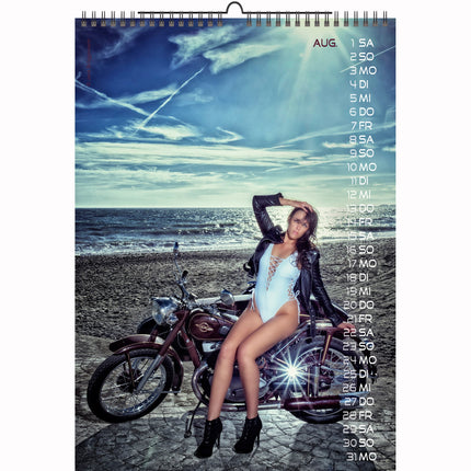 Jens Bikes en Girls Kalender 2026 A3
