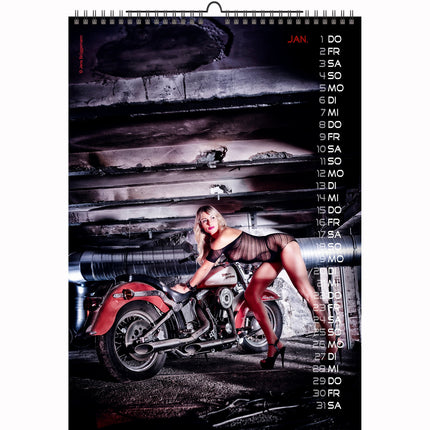 Jens Bikes en Girls Kalender 2026 A3