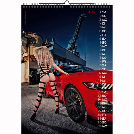 Jens Cars en Girls Kalender 2026 A3