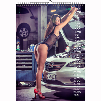 Jens Cars en Girls Kalender 2026 A3
