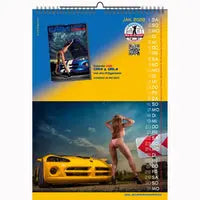 Jens Cars en Girls Kalender 2027 A3
