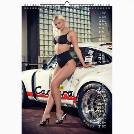 Jens Cars en Girls Kalender 2027 A3