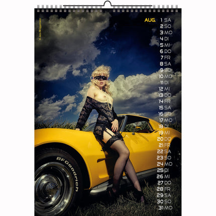 Jens Oldtimer en Girls Kalender 2026 A3