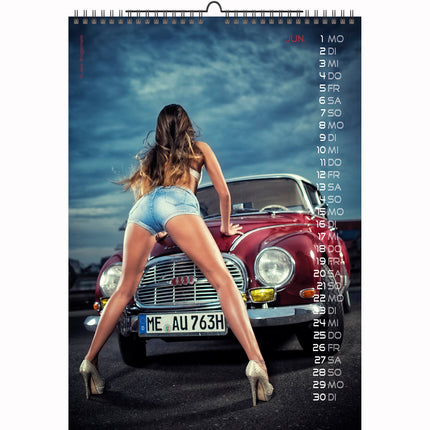 Jens Oldtimer en Girls Kalender 2026 A3