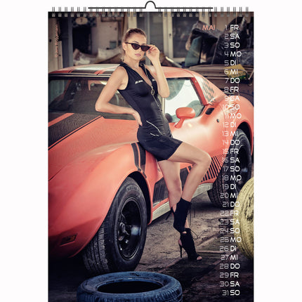 Jens Oldtimer en Girls Kalender 2026 A3