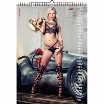 Jens Oldtimer en Girls Kalender 2026 A3