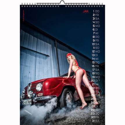 Jens Oldtimer en Girls Kalender 2026 A3