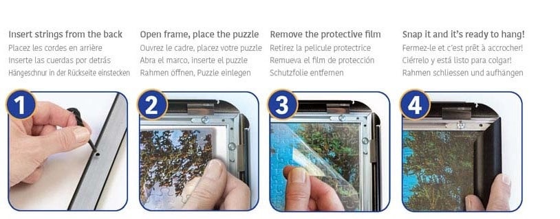 Jig Puz Jig & Puz Puzzel Frame – Voor 1000 Stukjes – 1 Stuk