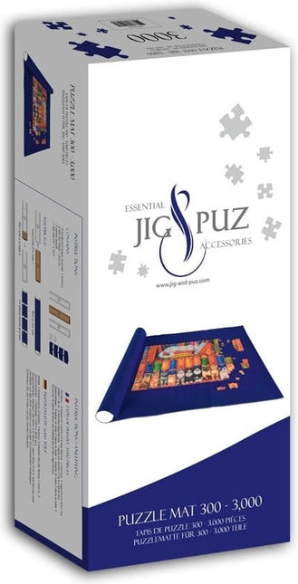 Jig Puz Puzzelopbergsysteem- Oprolbaar - 300 tot en met 3000 stukjes - Jig & Puz Blauw