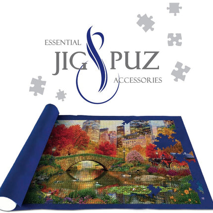 Jig Puz Puzzelopbergsysteem- Oprolbaar - 300 tot en met 4000 stukjes - Jig & Puz Blauw