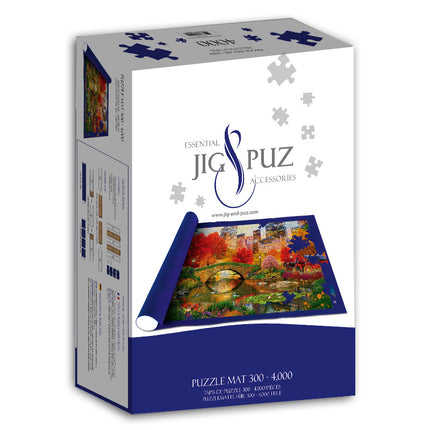 Jig Puz Puzzelopbergsysteem- Oprolbaar - 300 tot en met 4000 stukjes - Jig & Puz Blauw
