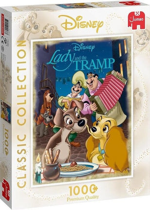 Jumbo Classic Collection - Lady en the Tramp Puzzel 1000 stukjes
