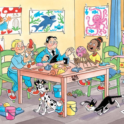 Jumbo Creatief met klei - Jan van Haasteren Junior Puzzel 150 Stukjes