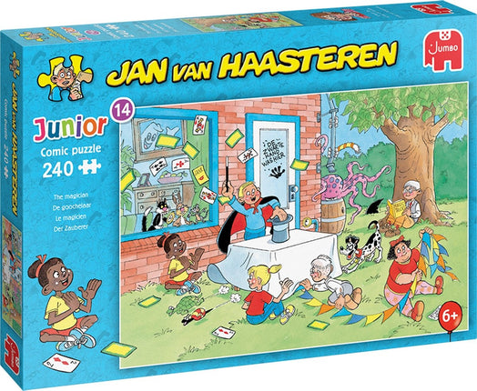 Jumbo De Goochelaar  - Jan van Haasteren Junior Puzzel 240 Stukjes