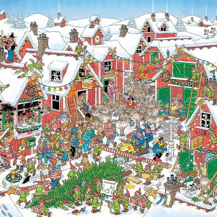 Jumbo Het Dorp van de Kerstman - Jan v Haasteren Puzzel 1000 Stukjes