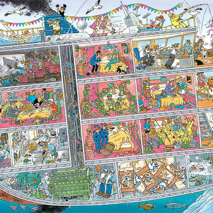 Jumbo Jan van Haasteren – Cruiseschip 1000 Stukjes