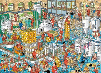 Jumbo Jan van Haasteren -  De Ambachtelijke Brouwerij Puzzel 1000 Stukjes