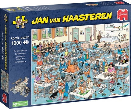 Jumbo Jan van Haasteren – De Kattenshow Puzzel 1000 Stukjes