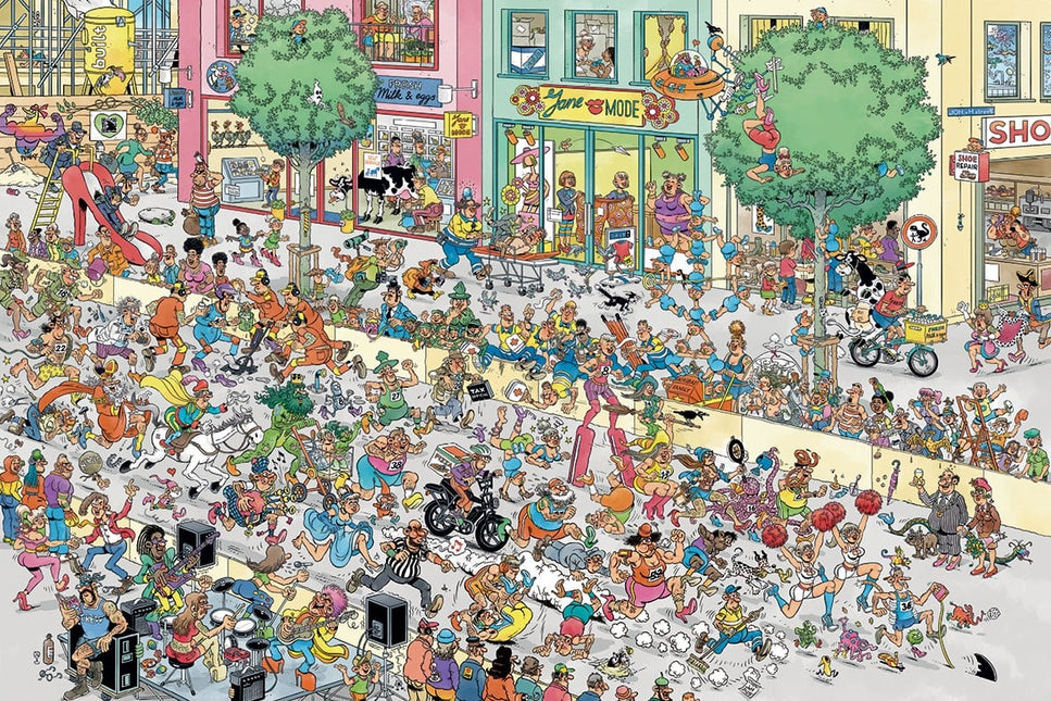 Jumbo Jan van Haasteren - Een Naaldhak te Hoog Puzzel 1500 Stukjes