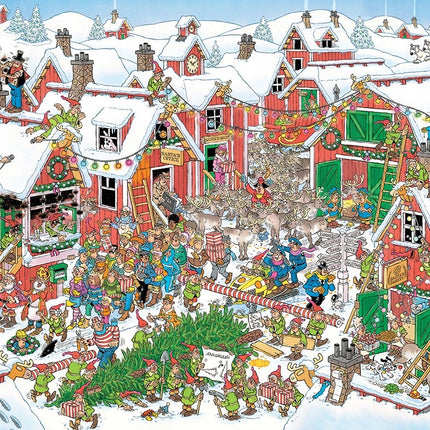 Jumbo Jan van Haasteren - Huis van de Kerstman Puzzel 5000 stukjes