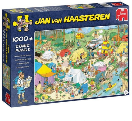 Jumbo Jan van Haasteren – Kamperen In Het Bos Puzzel 1000 Stukjes